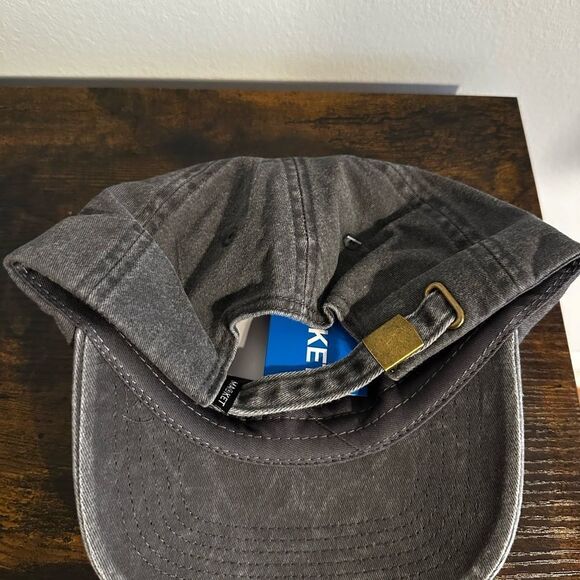 Gray Cap with Butterfly Design - Picture 4 of 4